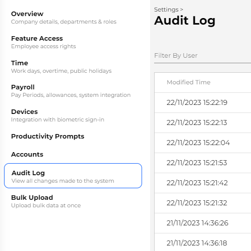 Audit Log 2